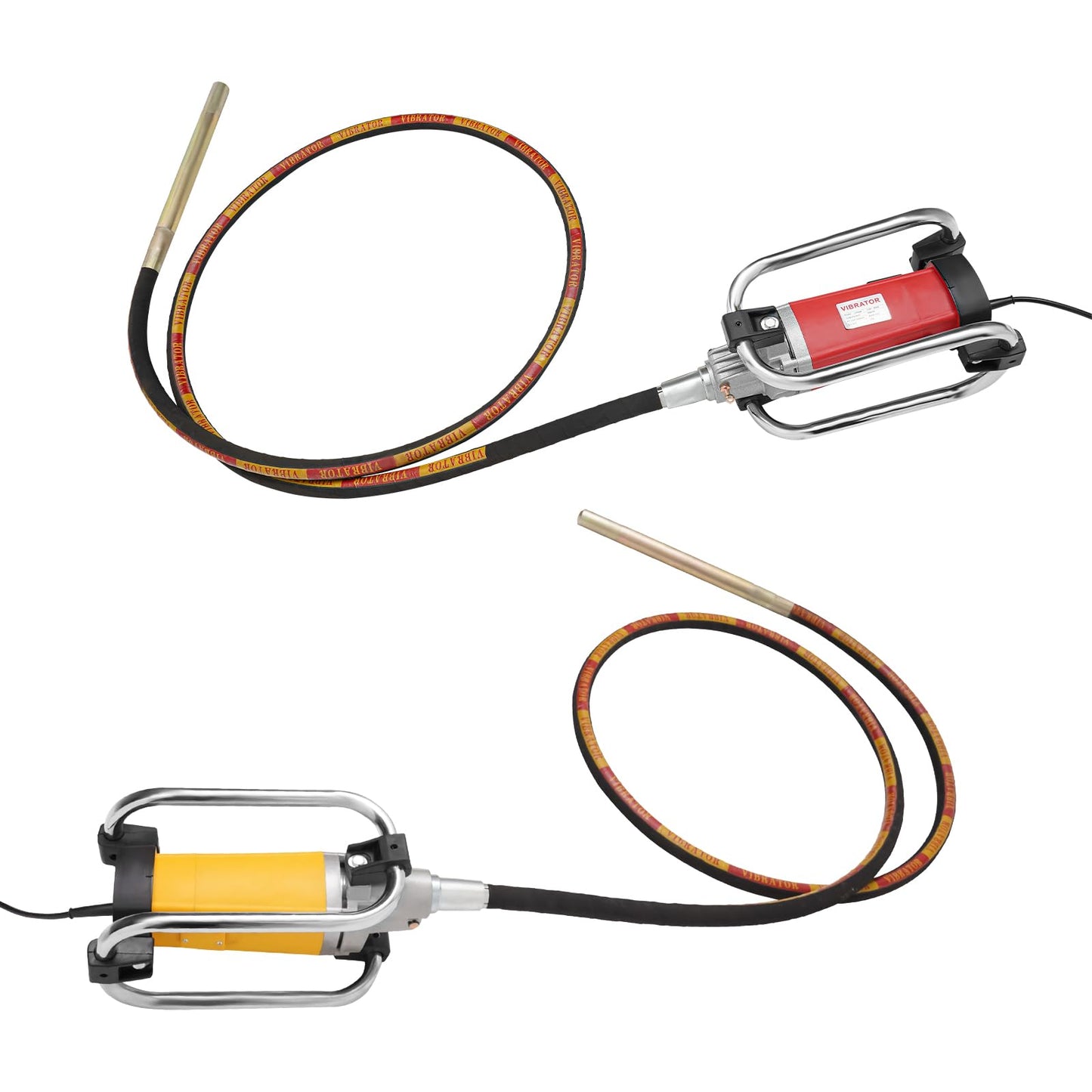 Electric Concrete Vibrator, 2000W 4300rpm Handheld Insertion Concrete Vibrating Tool with 13FT Vibrating Shaft, Portable Pencil Cement Vibrarator for Industrial Concrete Construction