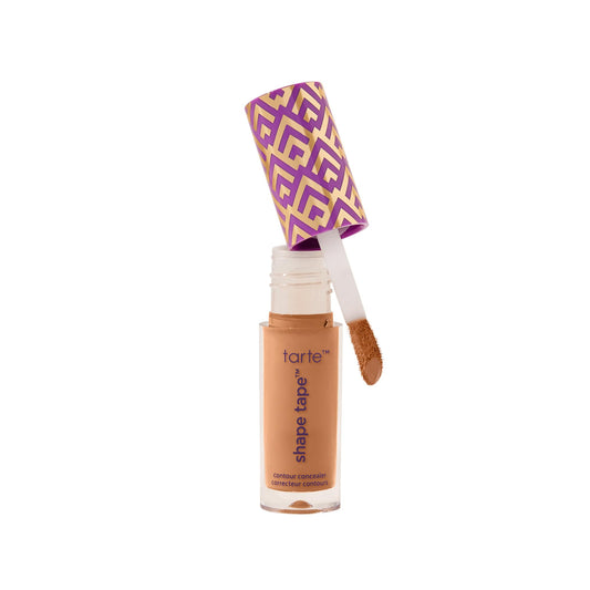 tarte shape tape concealer – Full-Coverage Creaseless Soft Matte Finish, Brightening Under-Eye & Face Makeup, 16hr Longwear, Vegan & Cruelty-Free, travel size, 47H tan-deep honey