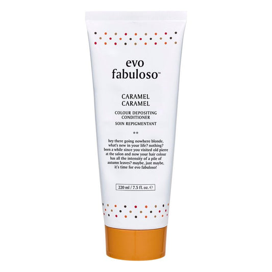 EVO Fabuloso Caramel Color Depositing Conditioner for Blonde Hair - Tones, Nourishes & Adds Shine - 7.4 fl oz