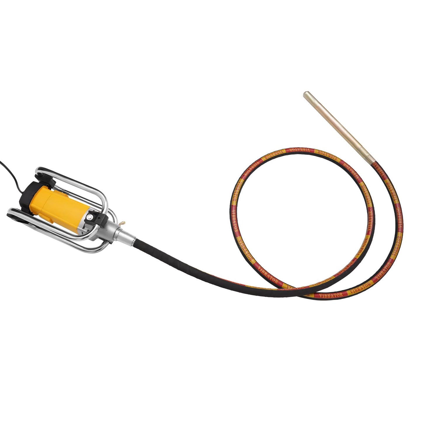 Electric Concrete Vibrator, 2000W 4300rpm Handheld Insertion Concrete Vibrating Tool with 13FT Vibrating Shaft, Portable Pencil Cement Vibrarator for Industrial Concrete Construction