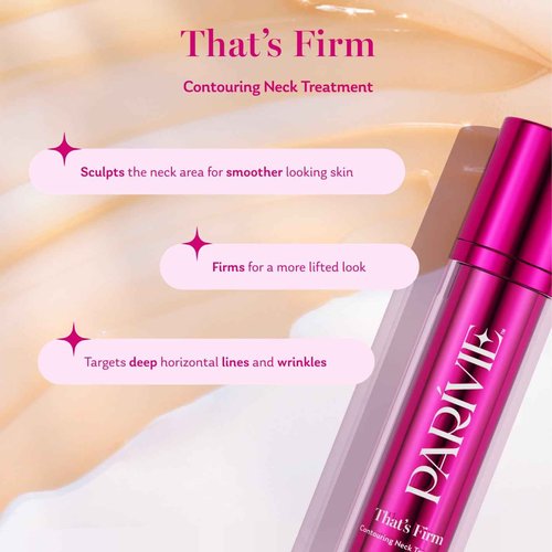 Parivie That’s Firm Contouring Neck Treatment – with Coffee Seed, Peptides and inPHinite Youth Technology to Visibly Tighten Skin – 1.7 fl oz