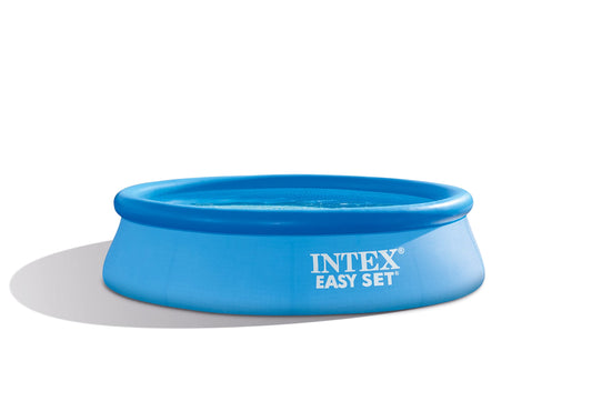 Intex Easy Set 10 ft x 30in Above Ground Pool Set, Round Inflatable Swimming Pool with 330 GPH Cartridge Filter Pump and Type H Cartridge