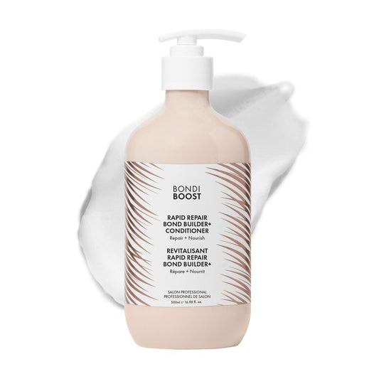 BONDIBOOST Rapid Repair Bond Builder + Conditioner for Damaged Hair [16.90 fl oz], Strengthen + Hydrate + Restores Hair Health with Deep Conditioning Treatment