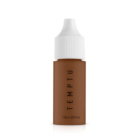 TEMPTU SilkSphere Airbrush Foundation: Long-Lasting Liquid Makeup, Medium-Full Coverage | 4-In-1 Formula Foundation, Primer, Concealer & Corrector | Luminous, Dewy Finish | 11 N/W Chestnut|.25 Fl Oz