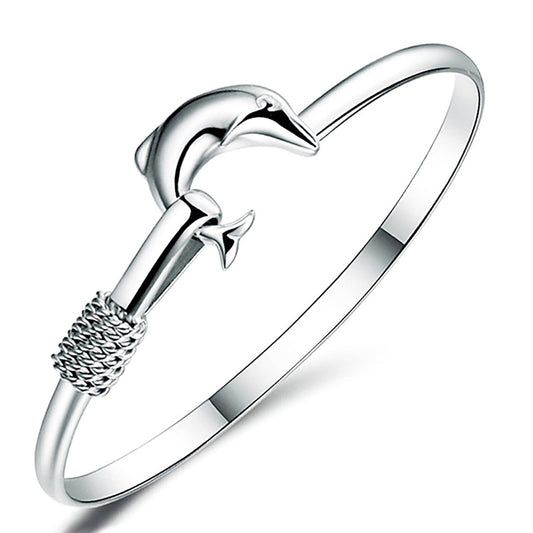 925 Sterling Silver Bracelet Plated Cuff Bangle Bracelet Fashionable Multi-layer Cross Wire Bangle Bracelet Open Adjustable Wide Cuff Bracelet for Teen Girls Fashion Jewelry (silver G)