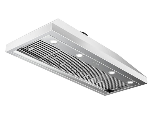 CT Copper Tailor Built-in Range Hood Insert Vent 48 Inch, 1150 CFM with 4-Speed Fan, LED Light, Dishwasher-safe Baffle Filter,Stainless Steel