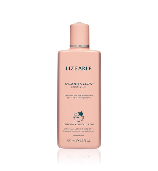 Liz Earle Smooth & Glow Tonic - Gentle Face Toner for Sensitive Skin, Dark Spot Corrector & Pore Minimizer - Enriched with Antioxidant-Rich Botanicals to Reveal Ultra-Smooth, Glowing Skin (200ml)