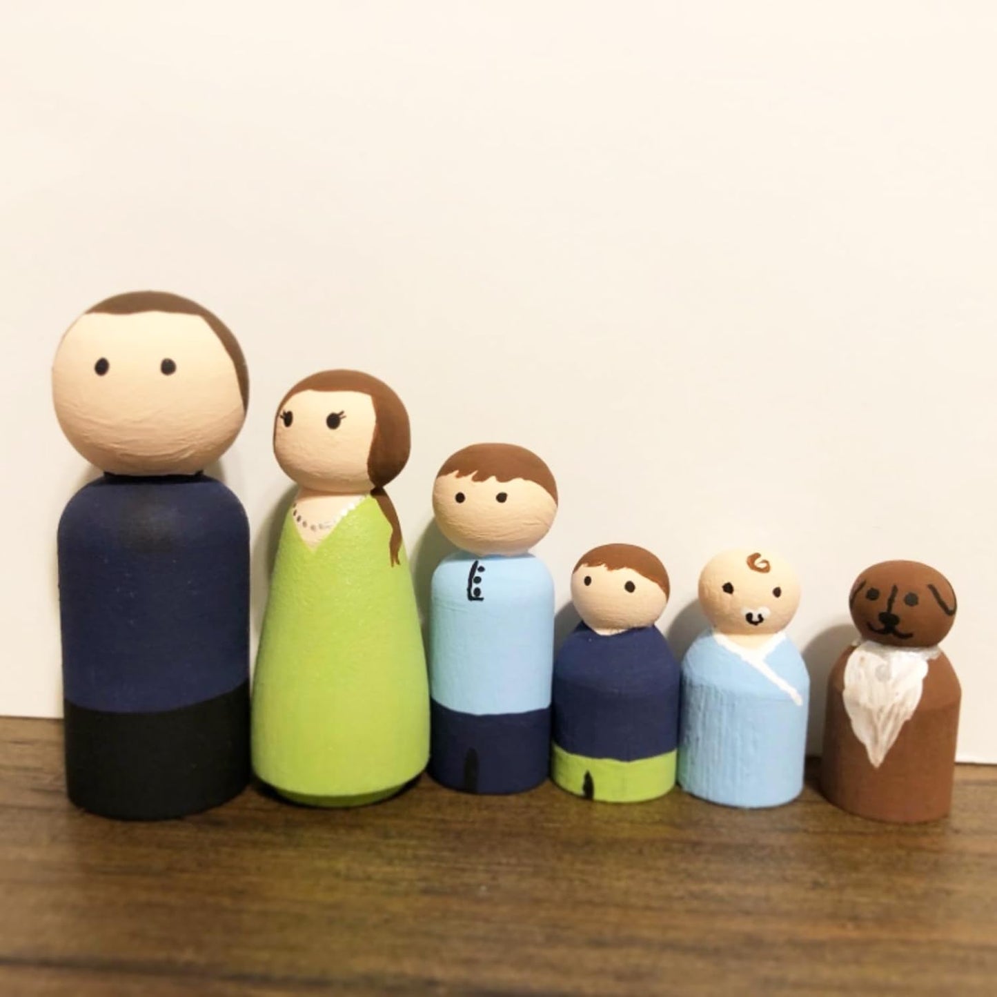 150 Pieces Wooden Peg Doll, Unfinished Wooden Peg Dolls in Different Shapes and Sizes, Perfect for DIY Art and Craft, Painting, Table Setting by GNIEMCKIN