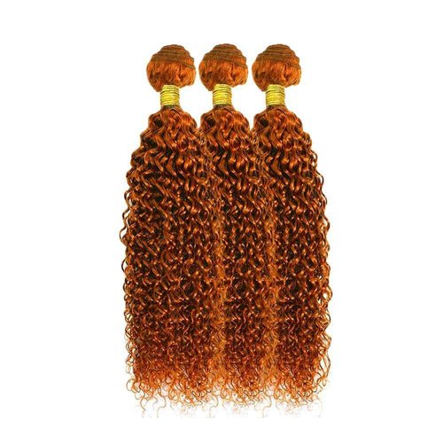 Giginger Brazilian Human Hair Bundles 24 26 28 inch Orange Jerry Curly Bundles 350 Color Human Hair Ginger Orange Unprocessed Virgin Quick Weave Hair for Black Women
