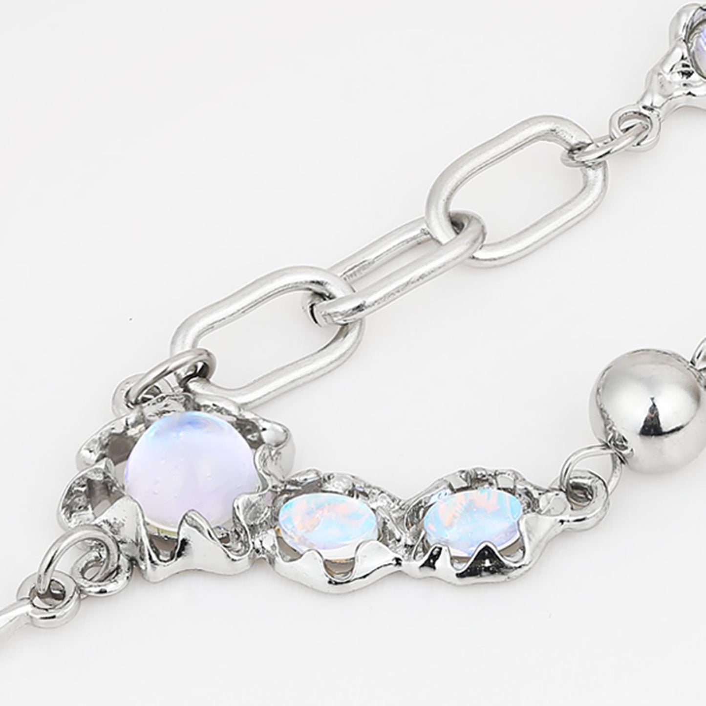 Buyongwant Irregular Necklace Y2k Pendant Metal Women's Design Collar Chain Star Fashion Jewelry for 16.54 Inch