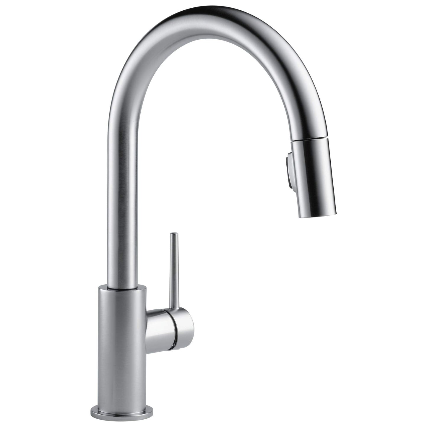 Delta Faucet Trinsic Brushed Nickel Kitchen Faucet, Kitchen Faucets with Pull Down Sprayer, Kitchen Sink Faucet, Faucet for Kitchen Sink with Magnetic Docking, Arctic Stainless 9159-ARLS-DST