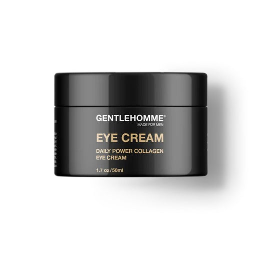 Gentlehomme - Collagen Eye Cream - Men’s Eye Cream - With Collagen, Hyaluronic Acid & Caffeine - Helps Smooth, Restore & Hydrate Under Eyes - For Wrinkles & Dark Circles -All Skin Types -Vegan - 1.7oz