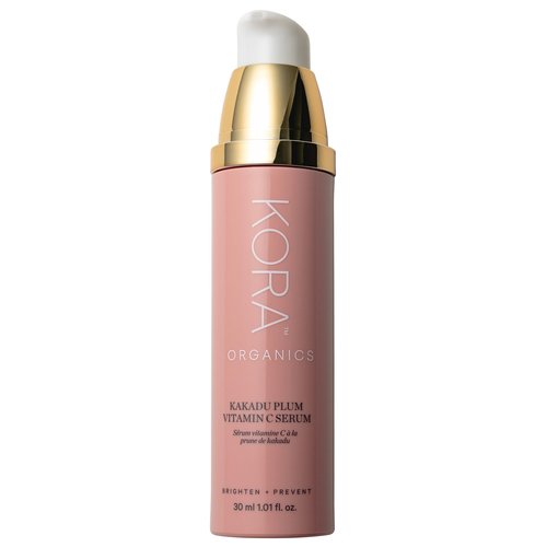KORA Organics Kakadu Plum Vitamin C Serum, Antioxidant Rich Facial Serum with Hyaluronic Acid, Protect & Improve Skin Tone, Certified Organic, Cruelty Free, 1.01 fl oz