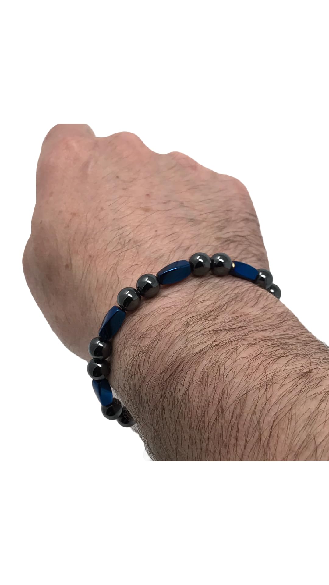 High Power Magnetic Hematite Bracelet (8 Inches)