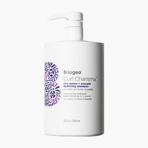Briogeo Curl Charisma Rice Amino + Avocado Hydrating Shampoo, Define and Moisturize Wavy, Curly, and Coily Hair,Sulfate-free, Anti-Frizz, Hydrating Cleanse, Vegan, Cruelty-Free, 33.8 fl oz