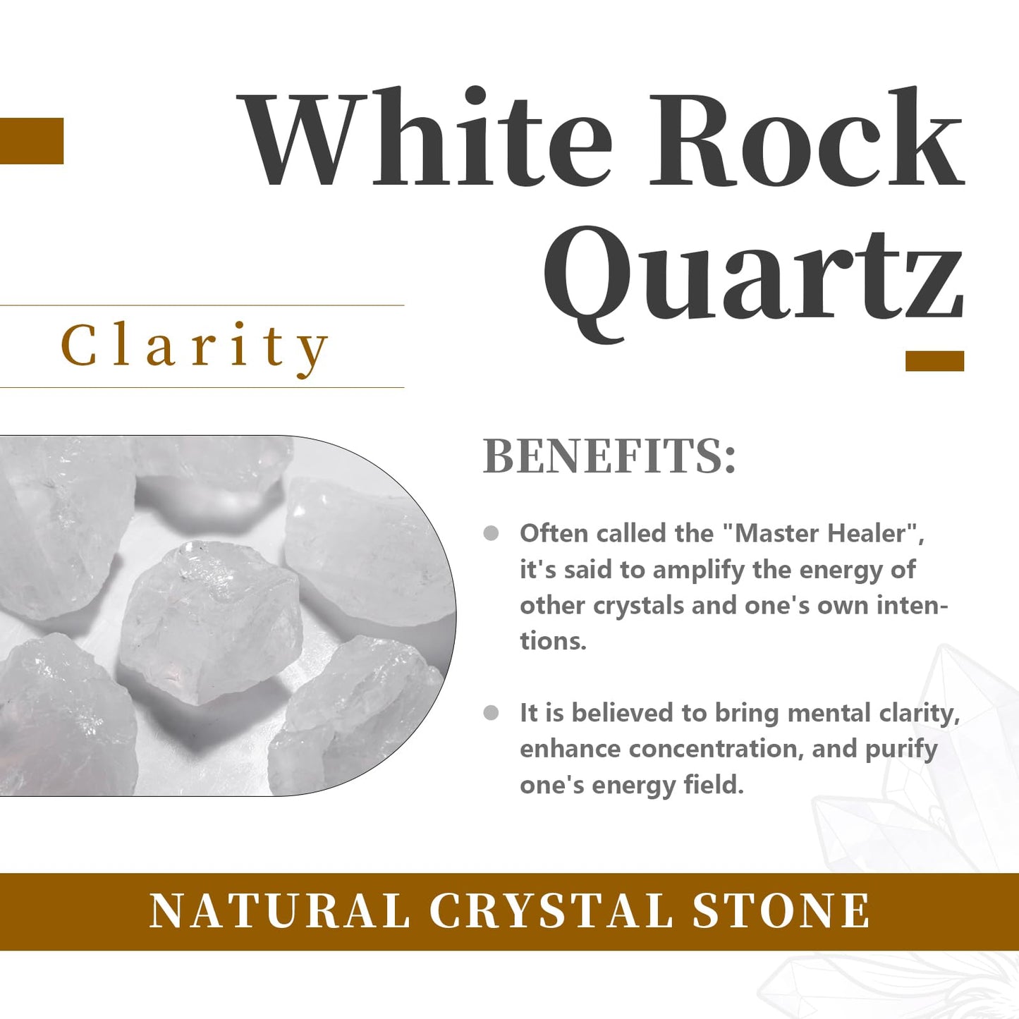 rockcloud Healing Crystal Rock Quartz 4pcs Engraved Chakra Stones Palm Stone Reiki Balancing