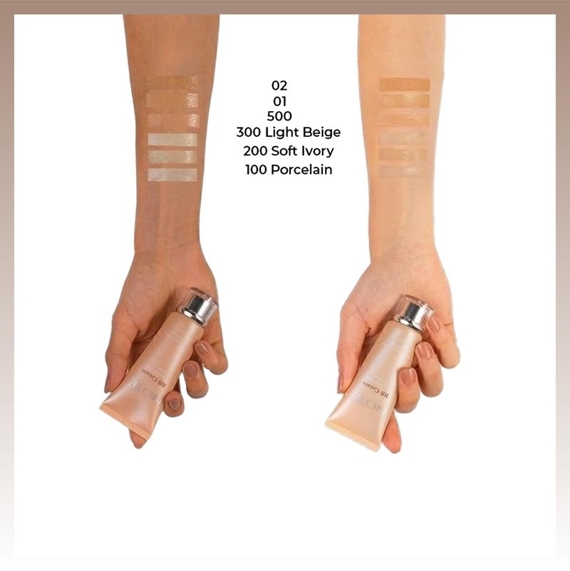 Note Cosmetique BB Cream SPF 15 - Tinted Moisturizer Face Cream with Vitamin E - Hydrating Foundation Makeup - 300 Light Beige - 1 oz