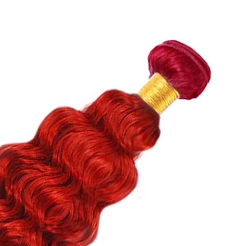 Red Curly Human Hair Bundles 28 Inch Kinky Curly Single Bundle Human Hair Light Red Color Unprocessed Native Virgin Hair 100g Total Double Weft Human Hair Extensions for Women