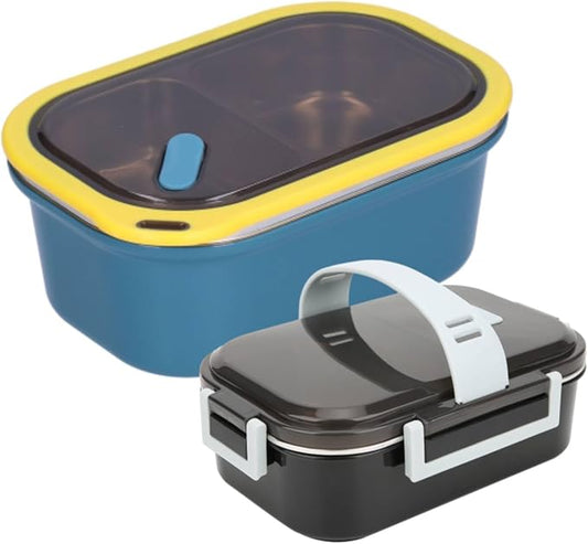 1200ml & 700ml Lunch Box Food Lunch Containers Portable Adult Bento Lunch Box Food Storage Bowl for School Office Outdoor Travel
