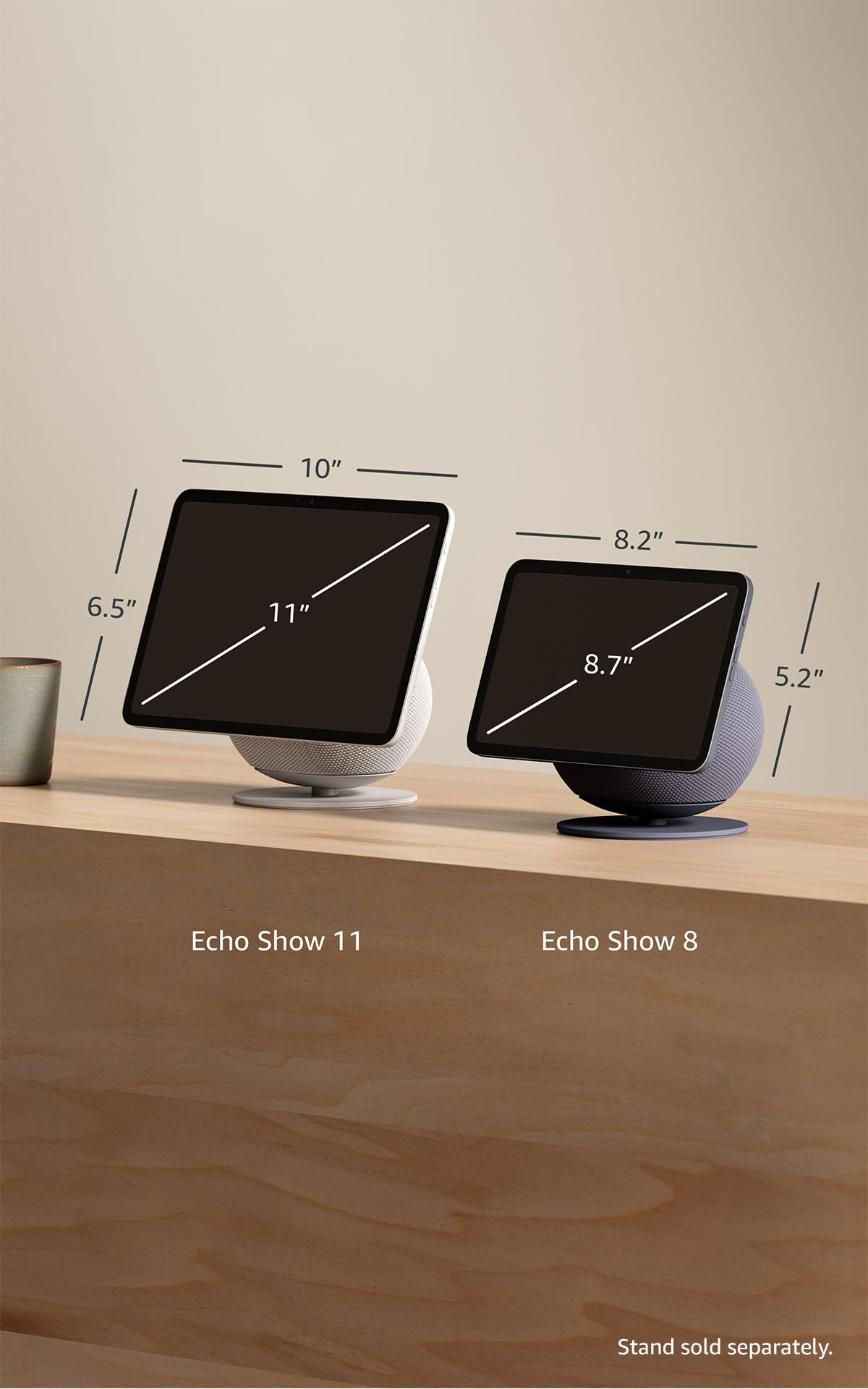 Amazon Echo Show 11 (newest model), Vibrant Full-HD 11" display with more viewing area and spatial audio, designed for Alexa+, Graphite