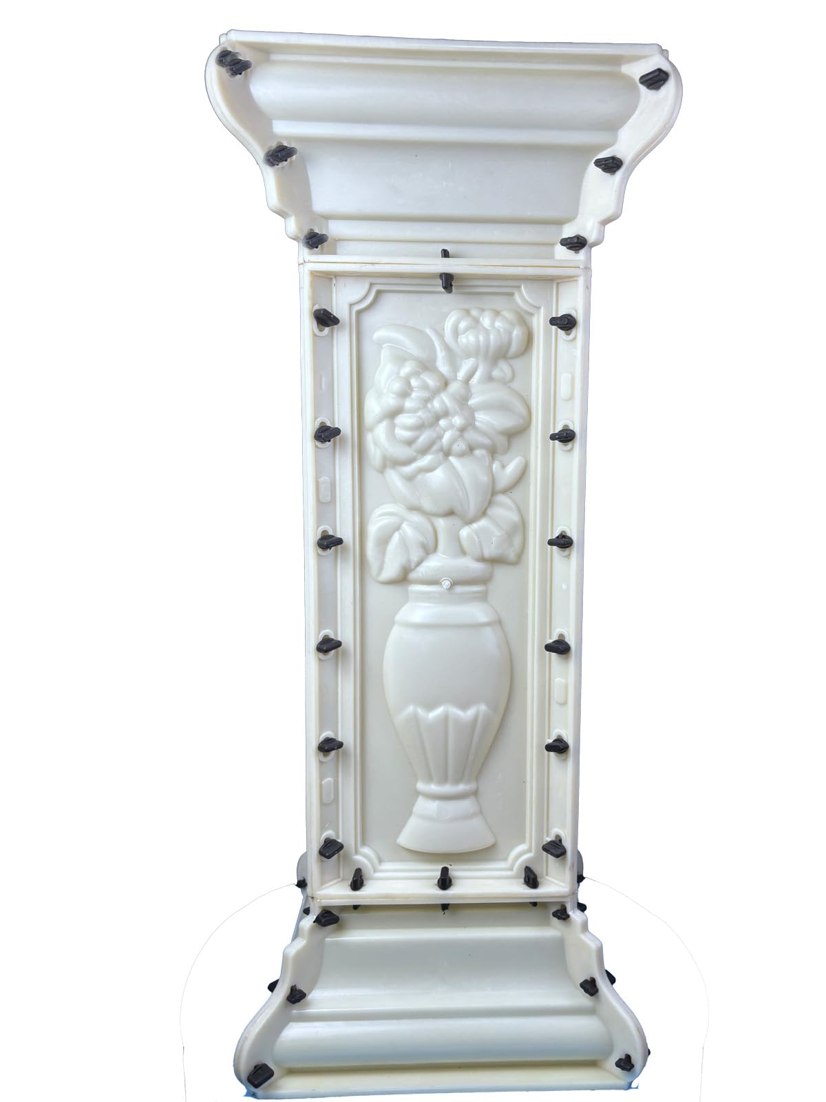 EAIVENY Concrete Balcony Divider Mold, Heavy-Duty ABS Balcony Construction, Reinforced Formwork Mould (97 CM)
