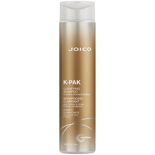 K-PAK Daily Clarifying Shampoo to Remove Chlorine & Buildup | For Damaged Hair | Repair & Prevent Breakage | Boost Shine | With Keratin & Guajava Fruit Extract | 10.1 Fl Oz