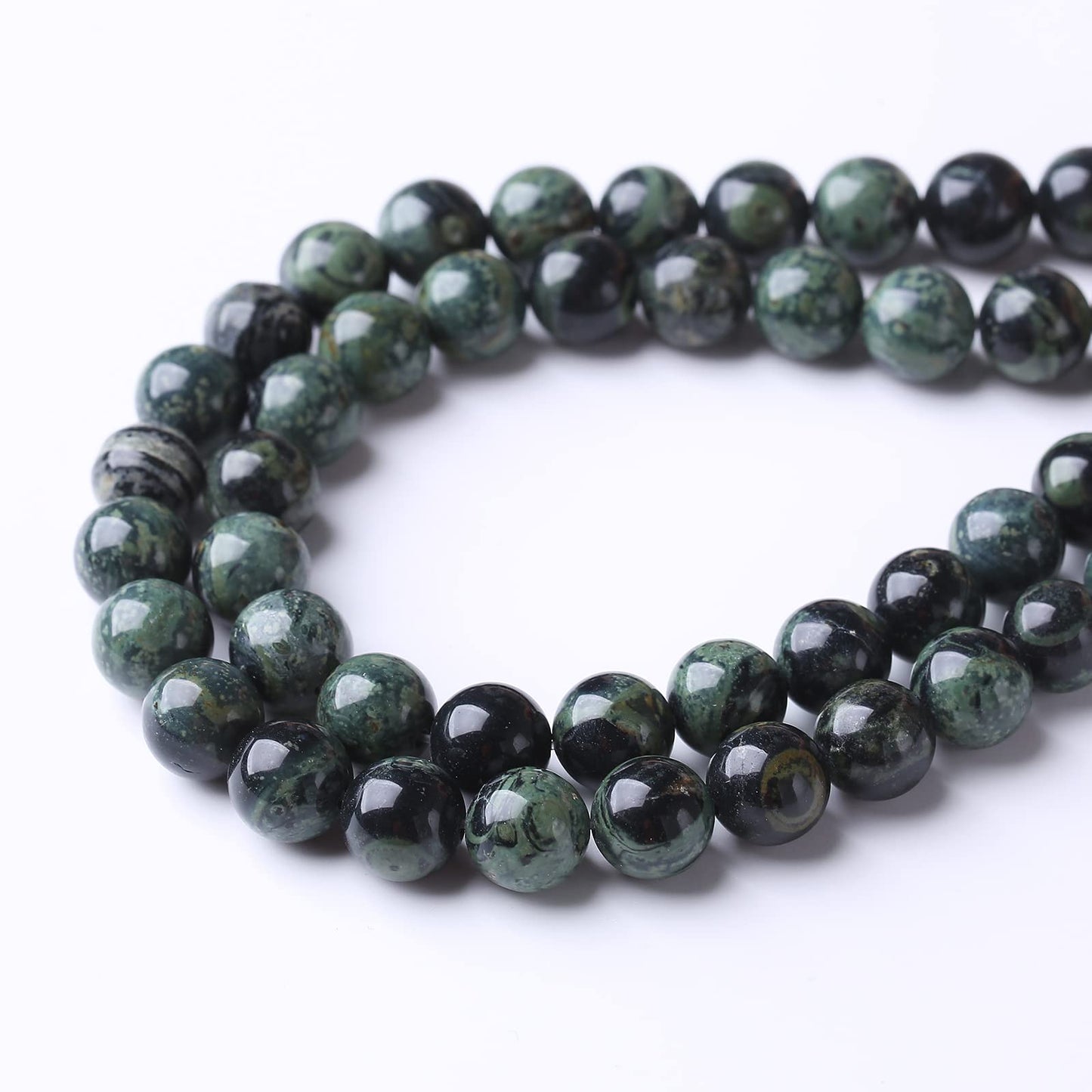 32PCS 12MM Blue Jasper Beads Stone Beads Energy Healing Beads for DIY Jewelry Bracelet Necklace Making for Jewelry Making15Inch