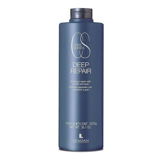 Lendan - Repairing Shampoo - Deep Repair - 1000 ml - for Damaged and Devitalized Hair - with Hydrolyzed Keratin - Deeply Repairs Hair - Adds Shine and Structure - Anti-Frizz