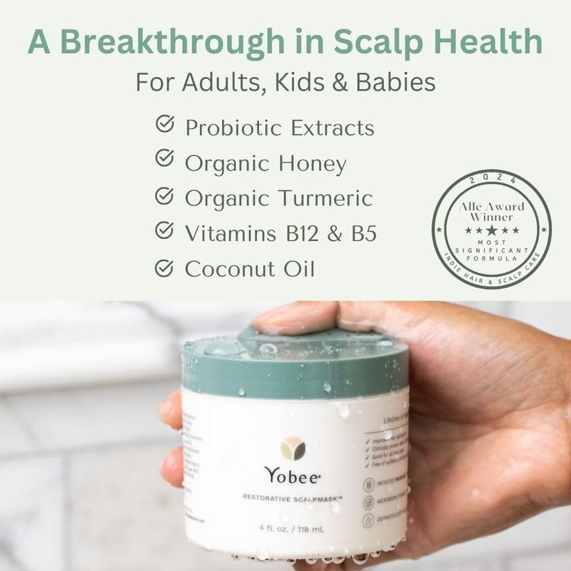 Yobee Ultra Gentle Soothing Scalp Masks, Scalp & Hair Mask Care for Babies, Kids, Teens, Adults