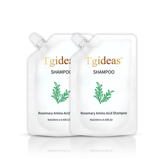 Tgideas Rosemary Biotin Amino Acid Shampoo, Hair Growth Shampoo for Women and Men, Thinning Hair Loss Natural 8.45 fl oz, Two-Pieces