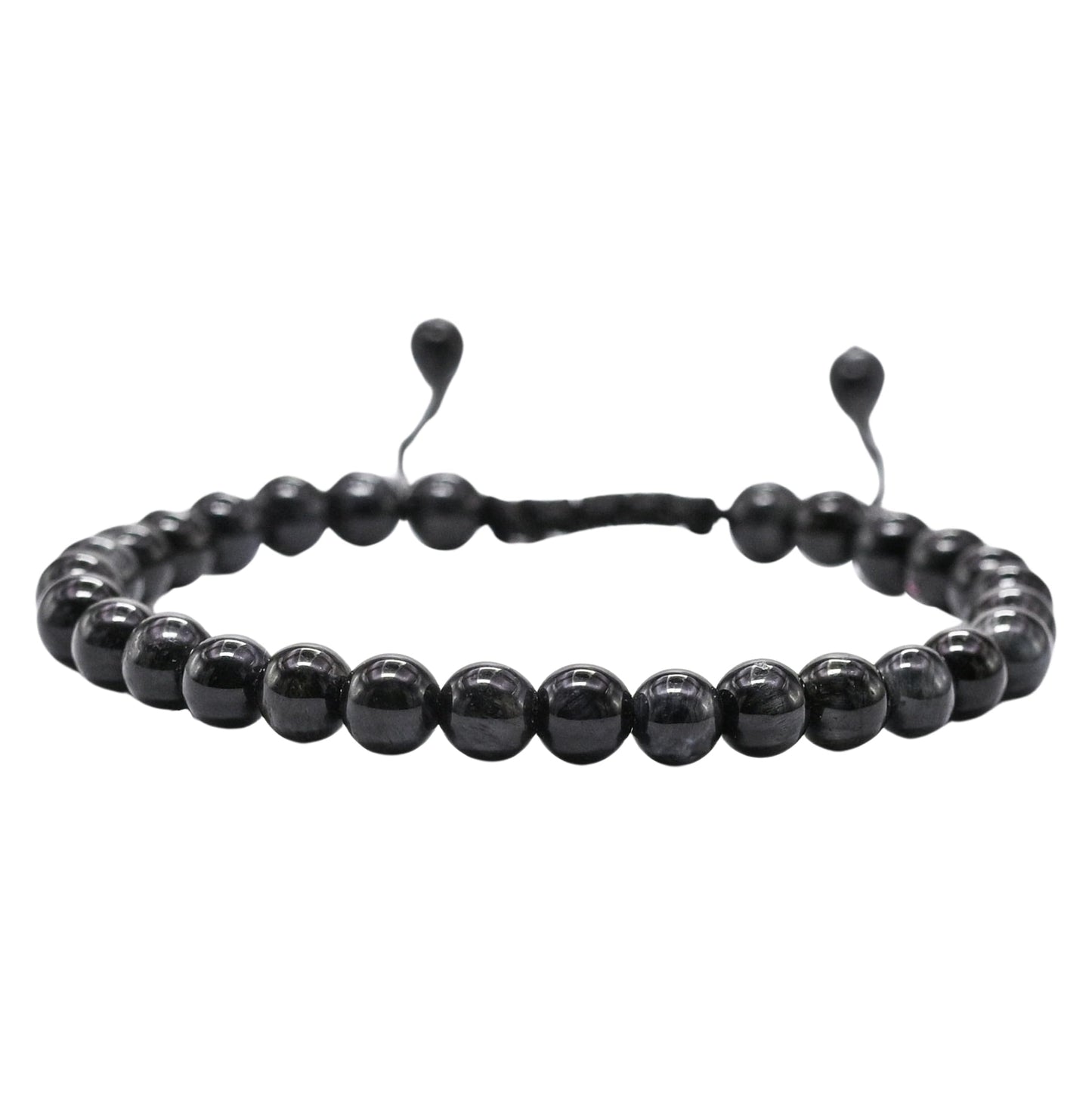 Amazing Gemstone Blue & Black Tiger Eye Bracelet for Women Men's Gifts - Protection Healing Crystal Bracelet - 6mm Gemstone Beaded Adjustable Bracelet Pulseras Para Hombres Mujer Stocking Stuffers