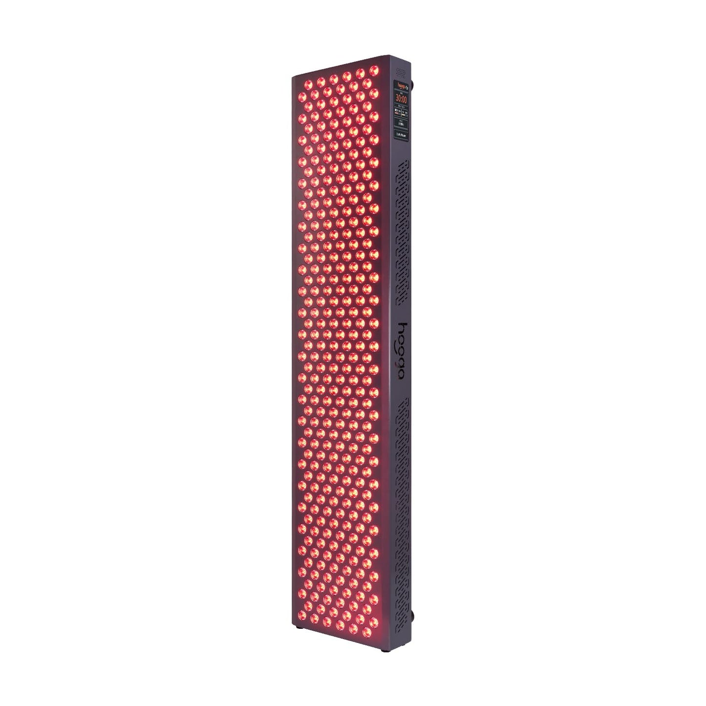 Hooga ULTRA1500 Red Light Therapy Panel — 630nm 660nm 810nm 850nm Red & Near Infrared Light, 300 Quad-Chip LEDs, Touchscreen Controls, Adjustable Brightness & Pulsed Mode, Flicker-Free