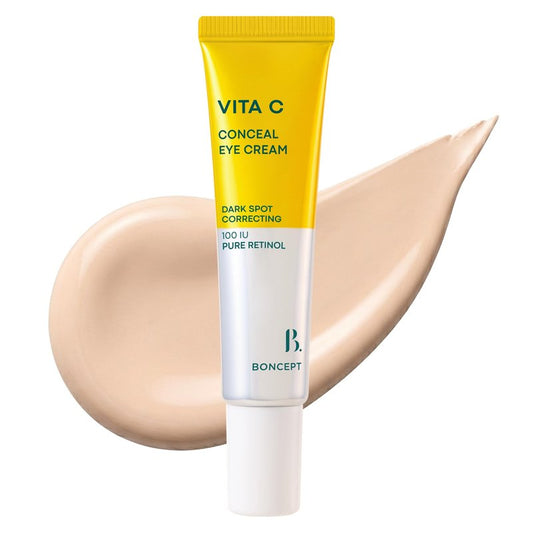 BONCEPT Vita C Conceal Eye Cream | Revitalising & Firming Korean Vitamin C Eye Treatment