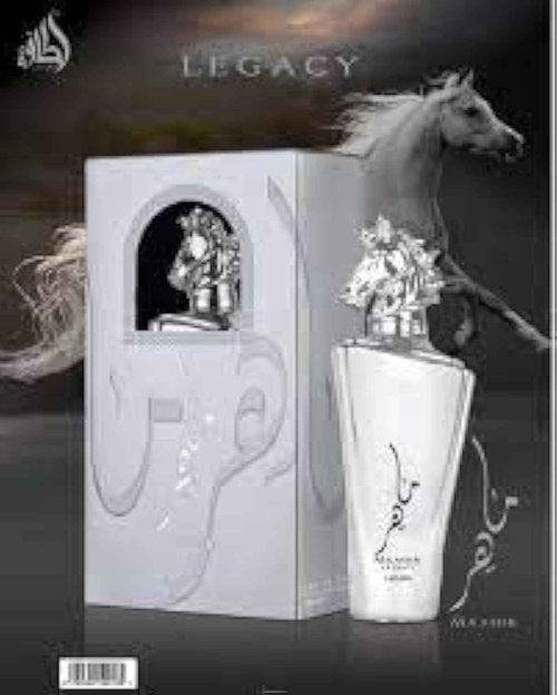 Lattafa Maahir Legacy Eau de Parfum Spray for Men, 3.4 Ounce (Pack of 4)