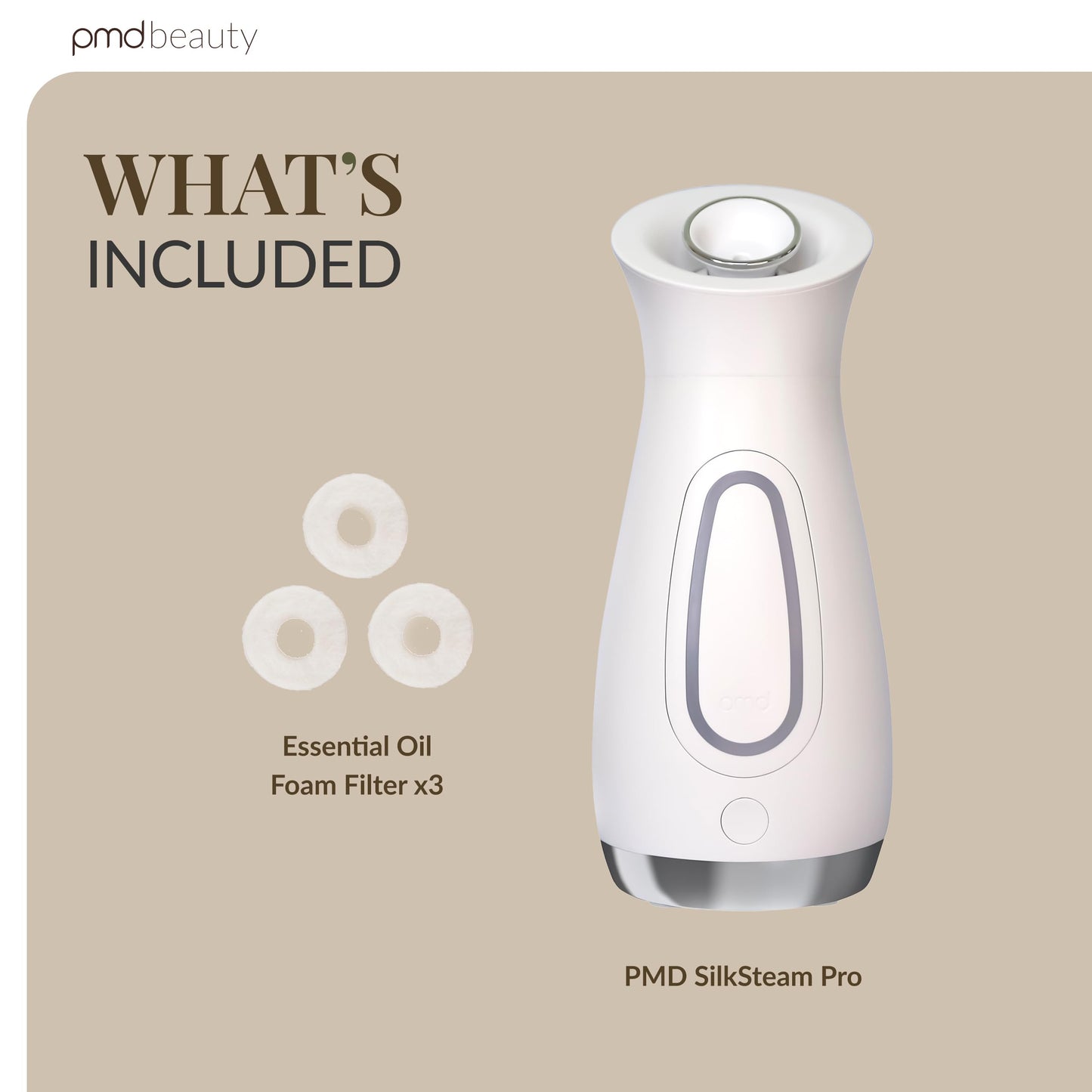 PMD Beauty SilkSteam Pro Facial Steamers Home Facial Spa - Rapid Start-Up Face Steamer for Facial - Adjustable Nozzle with Oil Filters