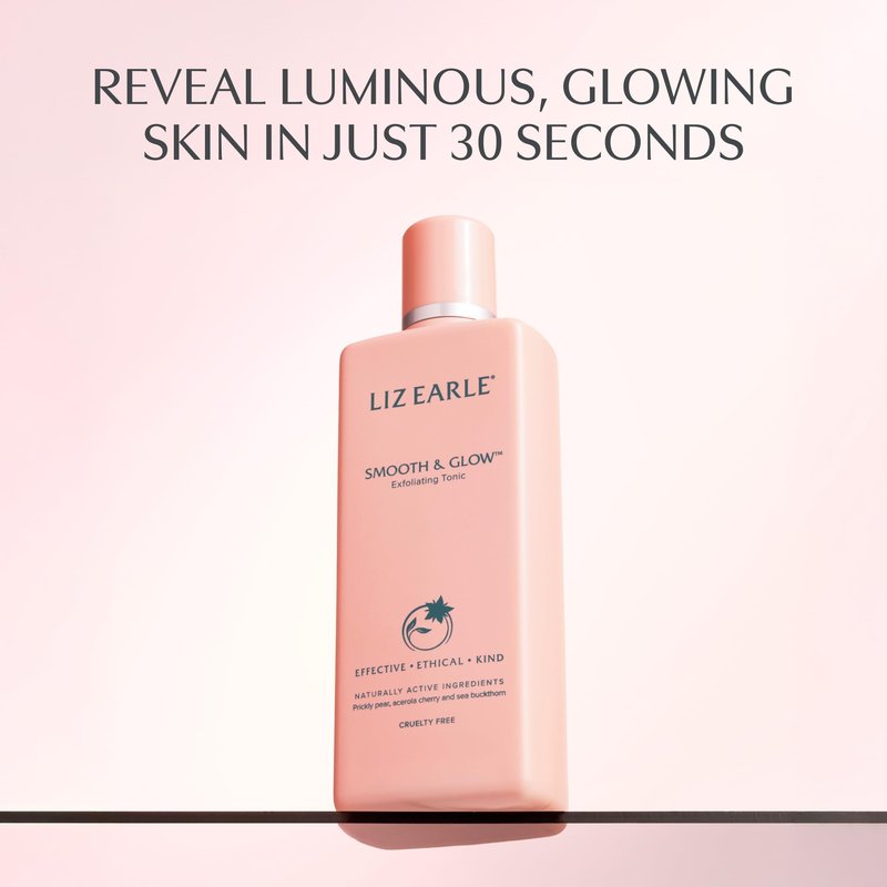Liz Earle Smooth & Glow Tonic - Gentle Face Toner for Sensitive Skin, Dark Spot Corrector & Pore Minimizer - Enriched with Antioxidant-Rich Botanicals to Reveal Ultra-Smooth, Glowing Skin (200ml)