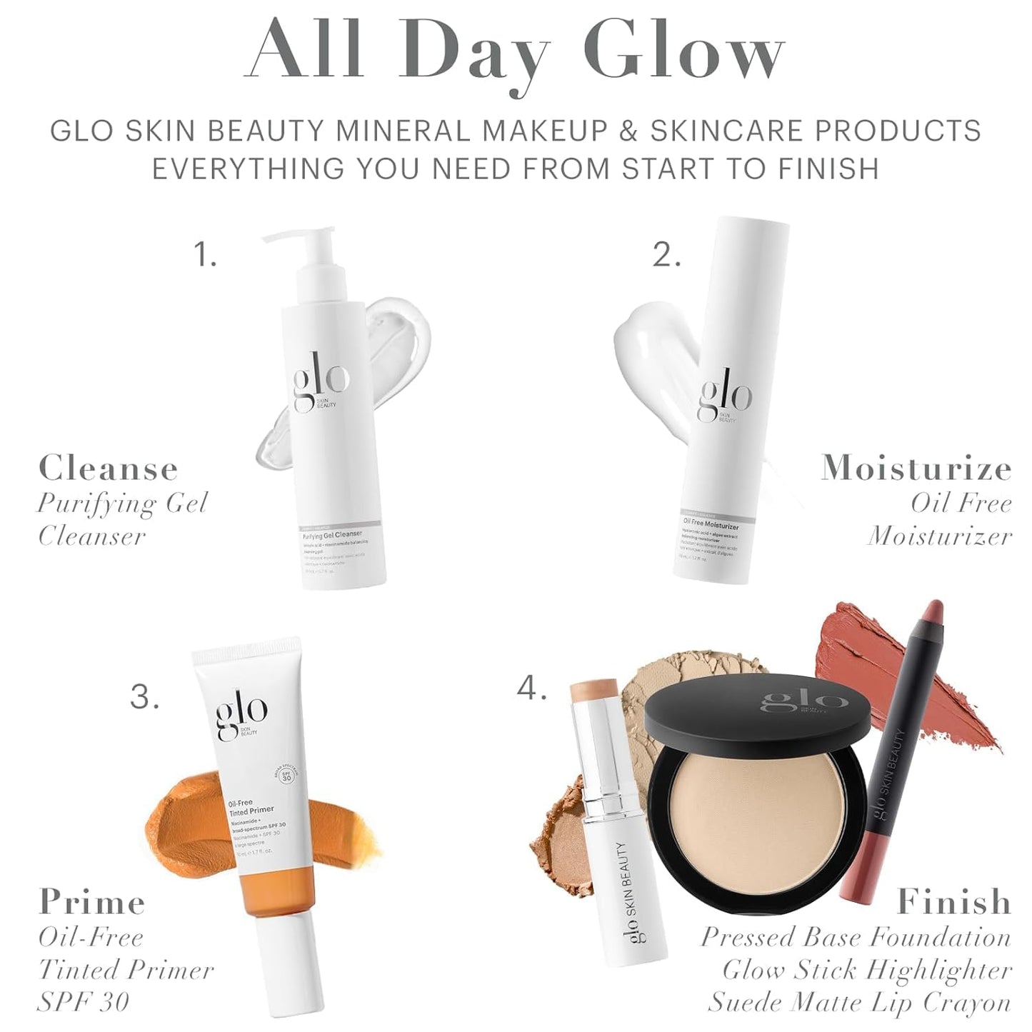 Glo Skin Beauty Pressed Base Powder Foundation, Natural Light – Buildable Sheer to Full Coverage, Long Wear Face Powder Compact, Pressed Powder Makeup for Smooth, Semi-Matte Finish