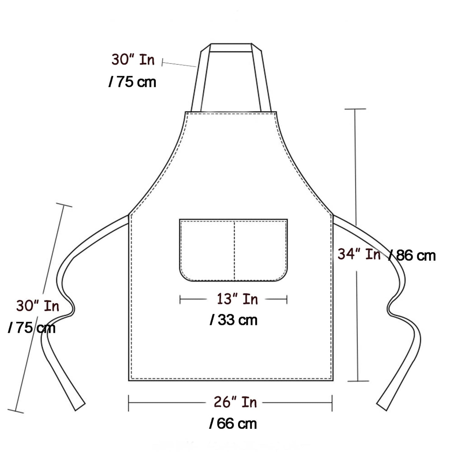 MORNITE Apron Women for Artist Painting Ceramics Baking Cooking Cafe, Art Craft Smock Apron with Pockets for Women, Purple