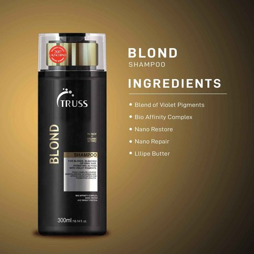 TRUSS Blond Shampoo and Conditioner Set with Violet Pigments