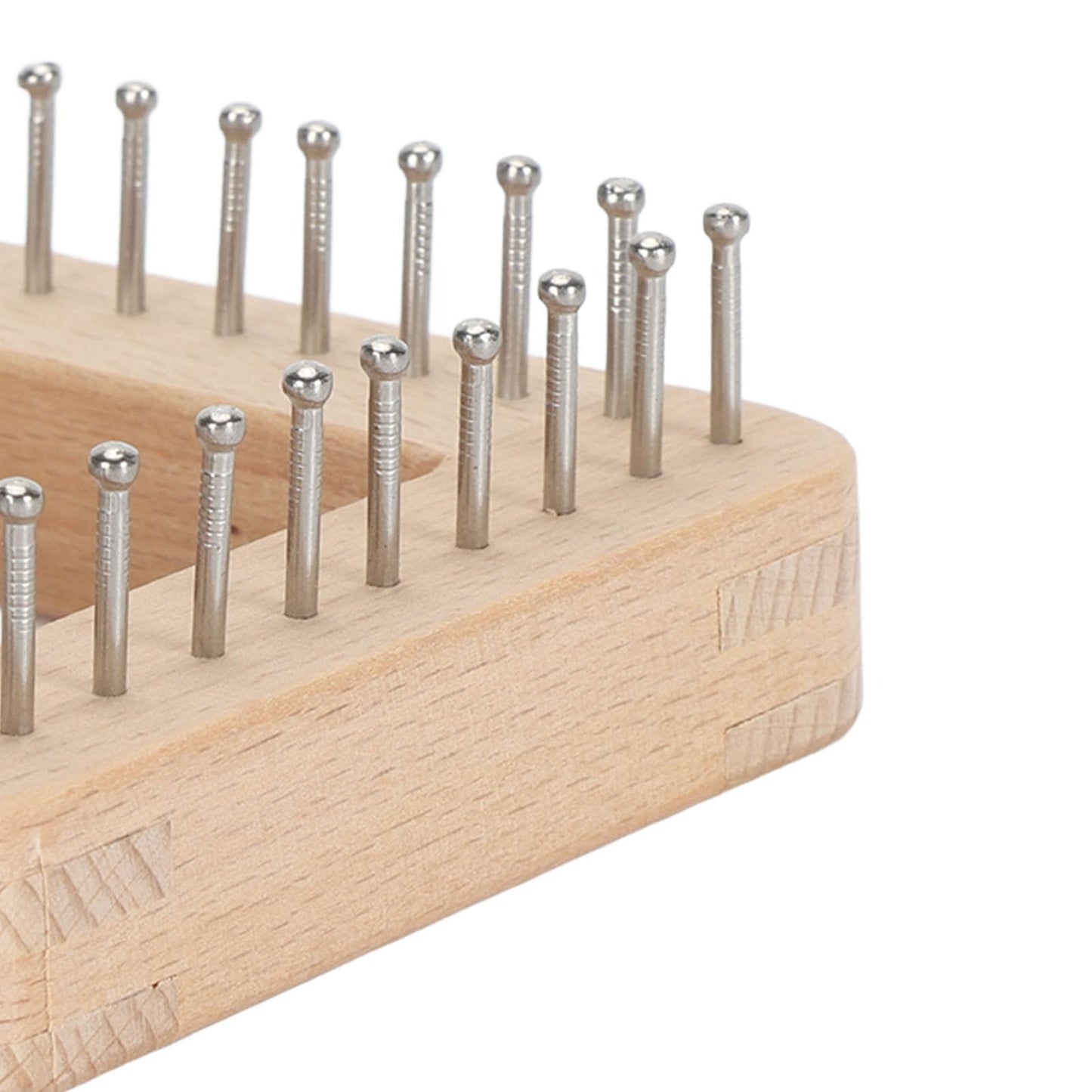 FOSA Pin Looms, Weaving for Adults, Wooden Knitting Hand Craft Wooden Knitting Board, Pin Weaving Kits for DIY Weaving Beginners, 10 * 10cm