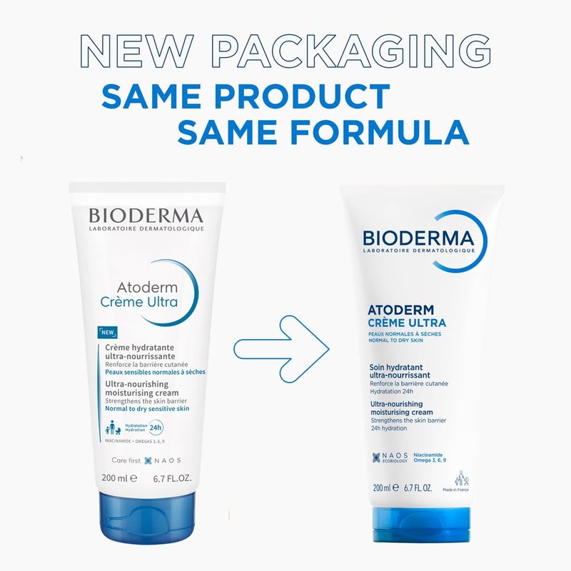 Bioderma - Atoderm Cream - Hydrating Body Lotion - Body Moisturizer for Normal for Dry Sensitive Skin