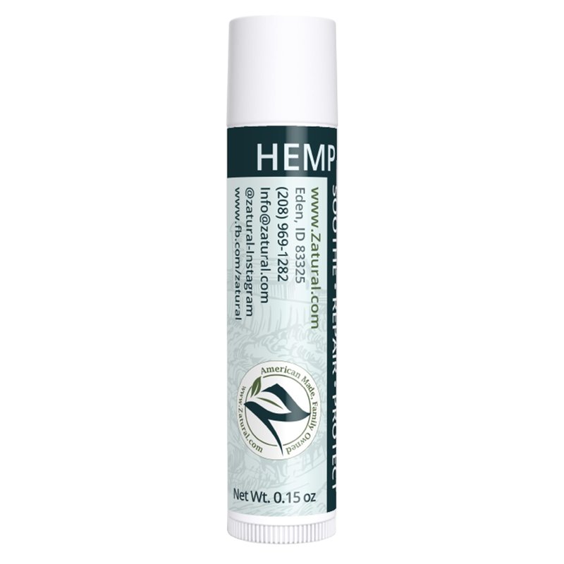 Hemp Lip Balm with L-Lysine & Seed Oil | Intense Lip Conditioner for Softness & Moisture Retention | Natural Botanical Lip Care (5 Tubes)