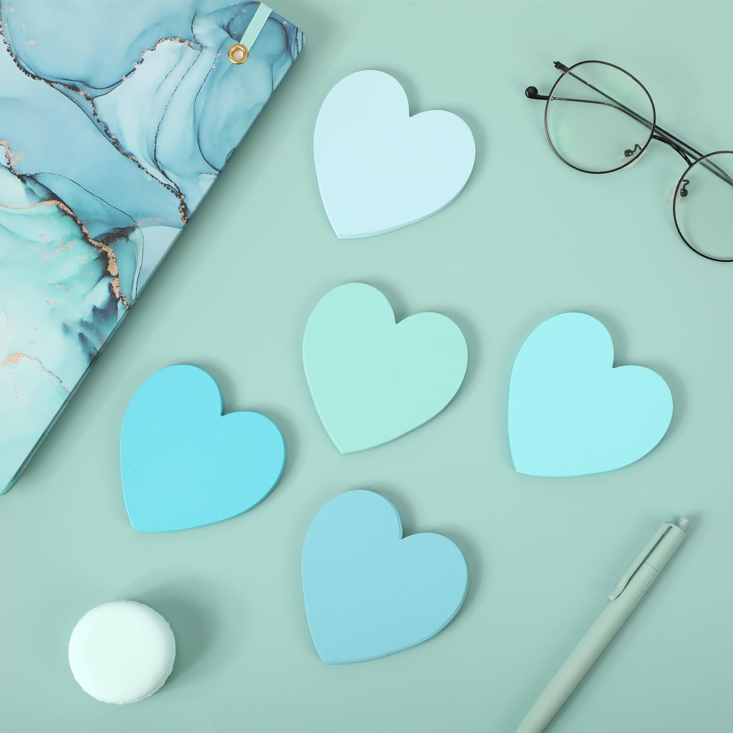 300 Pcs Blue Index Cards Heart Shape Note Cards Flat Blank Index Cards 3x3 Blank Business Cards Colorful Cardstock Greeting Cards Small Paper Cards For School Learning Office Game Stationery, Purple