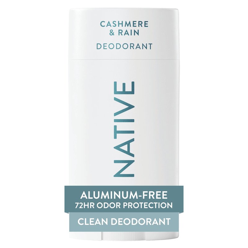 Native Deodorant Contains Naturally Derived Ingredients, 72 Hour Odor Control, Deodorant for Women and Men, Aluminum Free, Cashmere & Rain 2.65oz