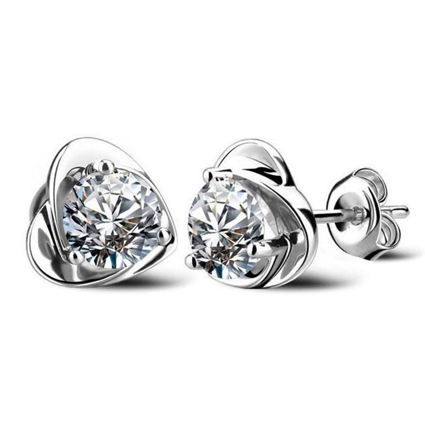 Lymphatic Earrings for Women Halolux Lymphvity Germanium Drainage Therapy Negative Ion Lymph Detox Earrings Jewelry (clear)