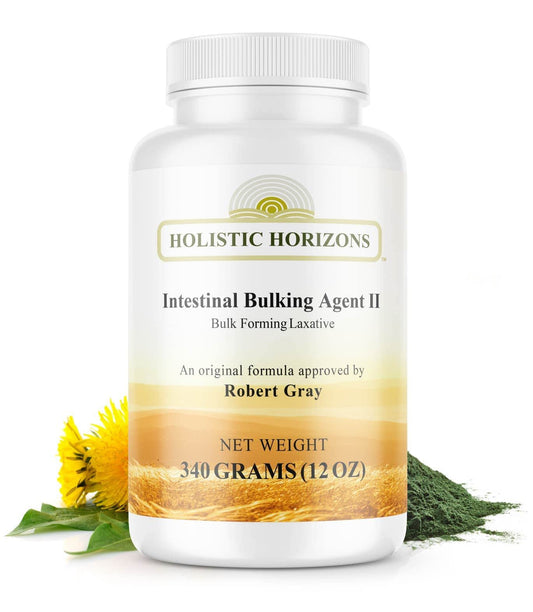 Holistic Horizons Intestinal Bulking Agent II, 12 Ounce | Robert Gray Cleanse | Original | Authentic