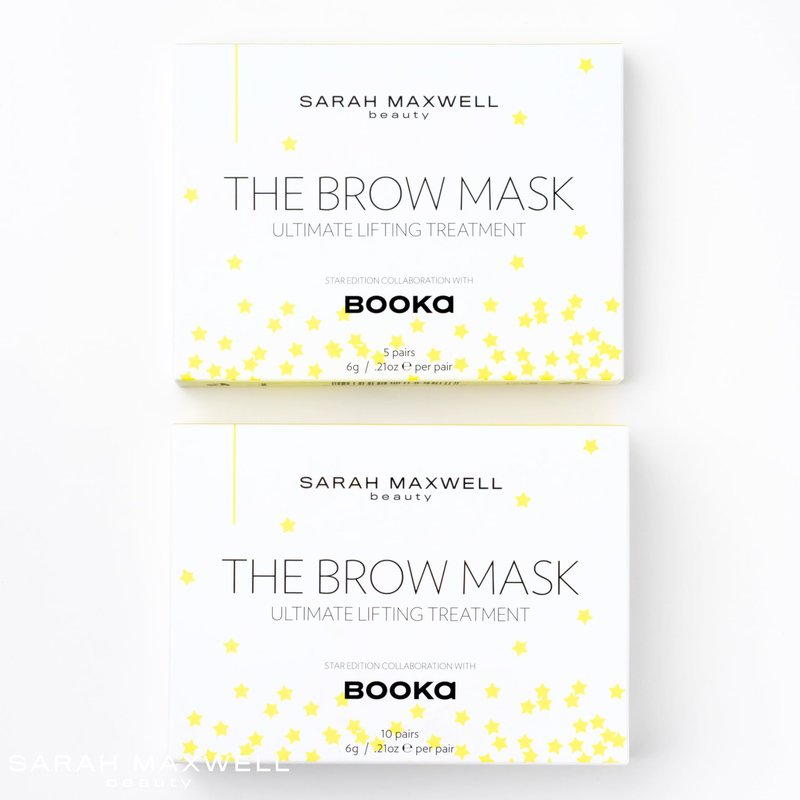 Sarah Maxwell Beauty Brow Mask: Ultimate Nourishing & Hydrating Treatment – Natural Brow Revitalizer for Full & Vibrant Appearance - 10 Pack