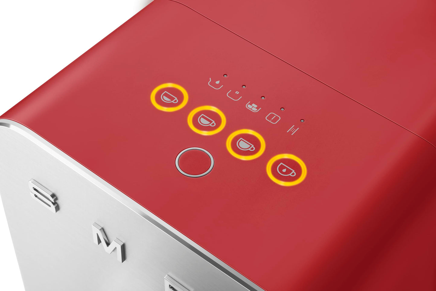 Smeg BCC01RDMUS Fully Automatic Coffee Machine, Red