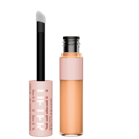 Maybelline Lifter Serum Concealer, Radiant Concealer with Full Coverage, Includes 2% Peptides + Caffeine to Hydrates & Brightens Under Eyes, 45, 1 Count