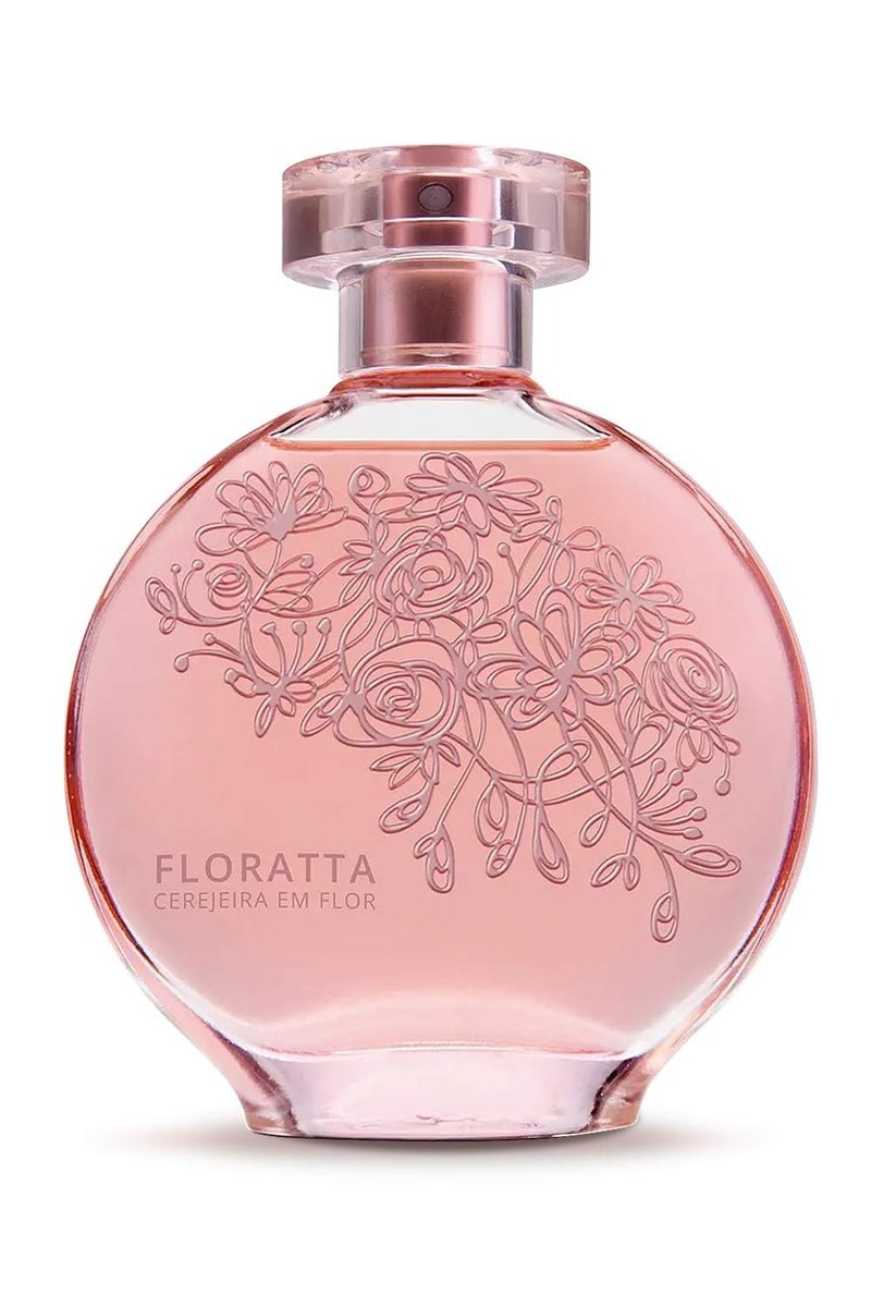 O Boticário Floratta Cherry Blossom Eau de Toilette - Delicate Floral Fragrance for Women - Sweet Cherry & Soft Petals - Long Lasting Everyday Womens Perfume - Cruelty-Free & Vegan - 2.5 oz (75 ml)